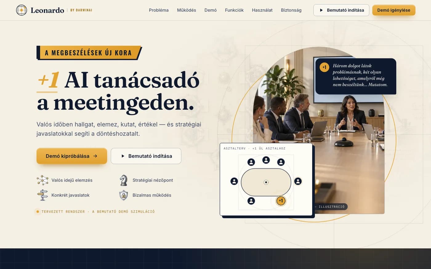 Leonardo by DarwinAI – termékbemutató weboldal és prezentáció