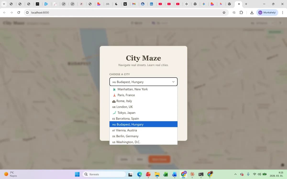 CityMaze navigációs játék – képernyőkép 2