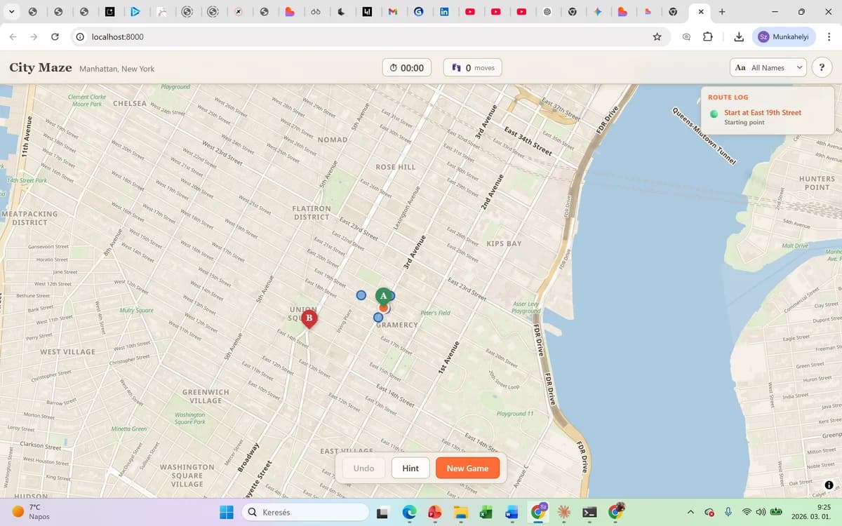 CityMaze navigációs játék – képernyőkép 5