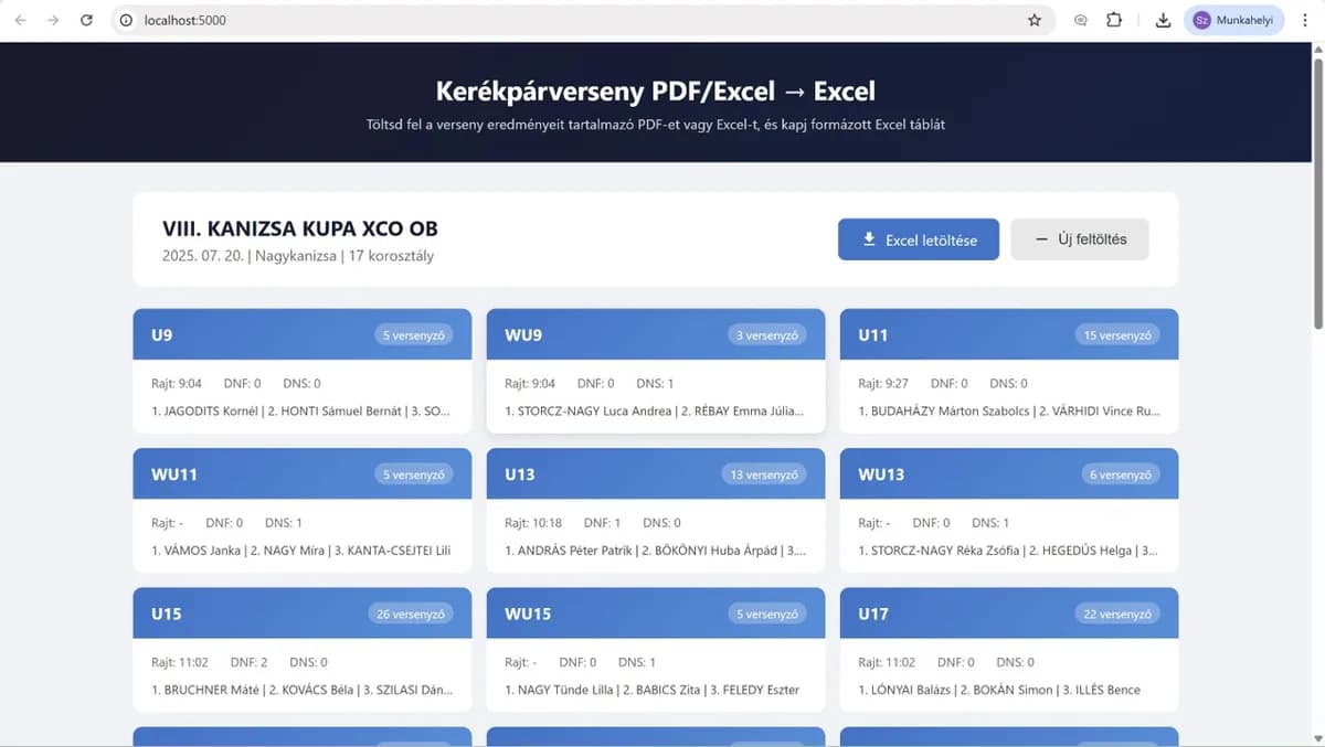 Pdf/excel átalakító app