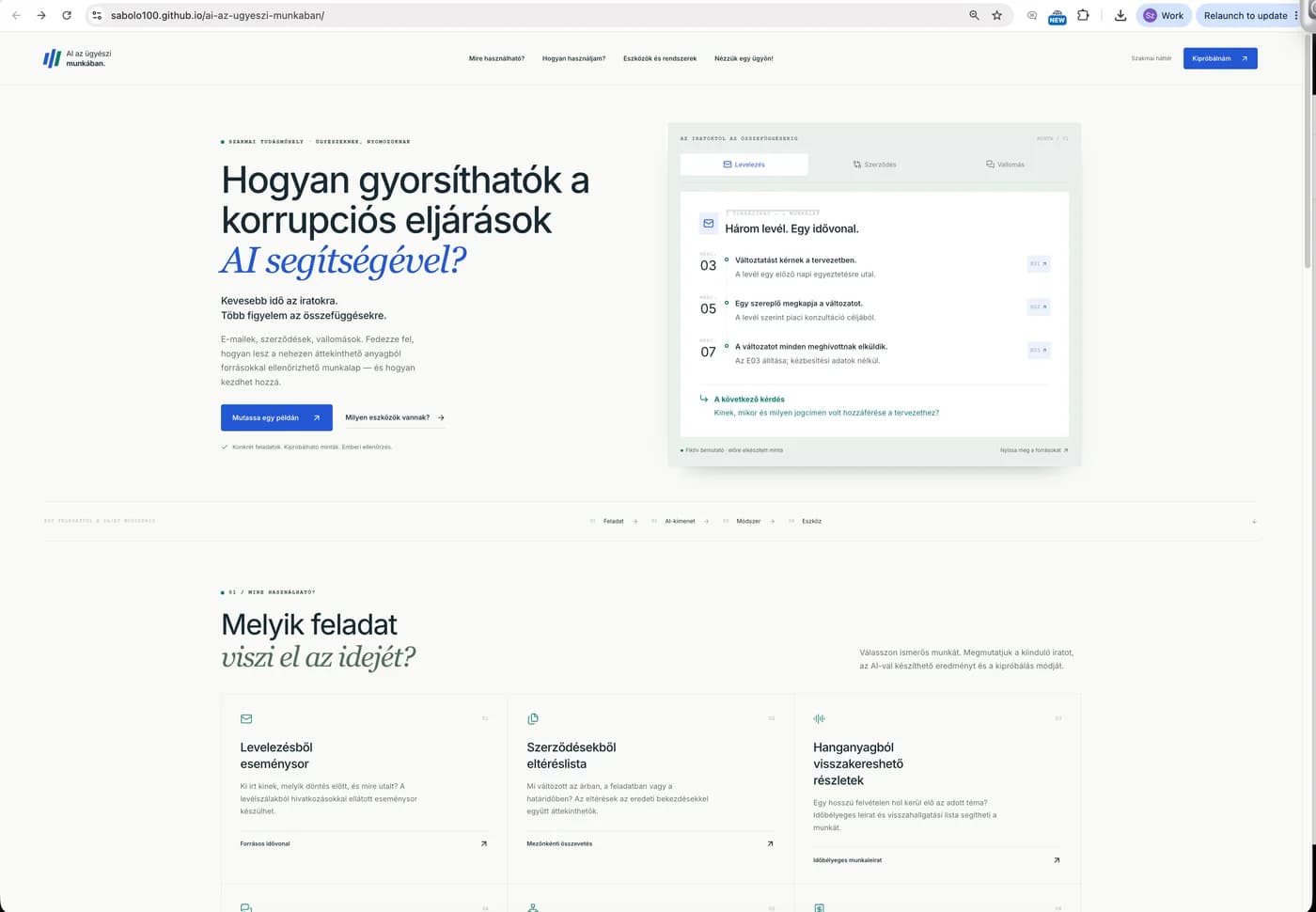 AI az ügyészi munkában