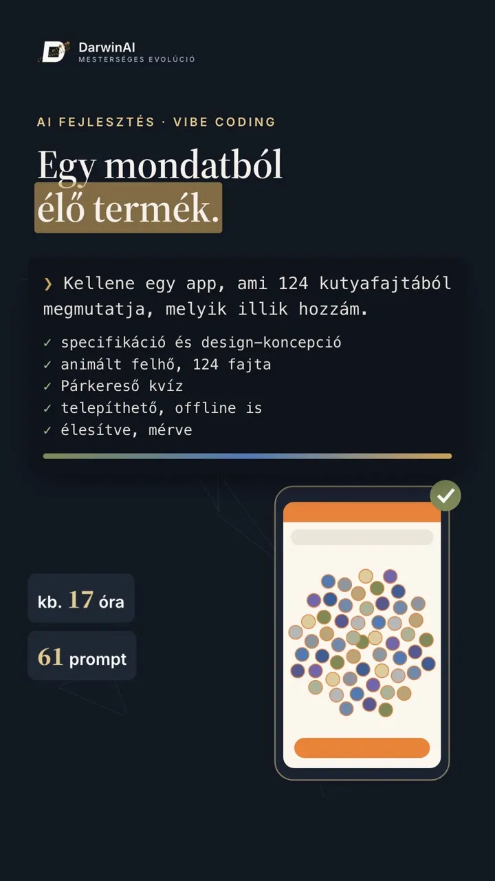 AI-fejlesztés valós projektekkel – a videó első képkockája