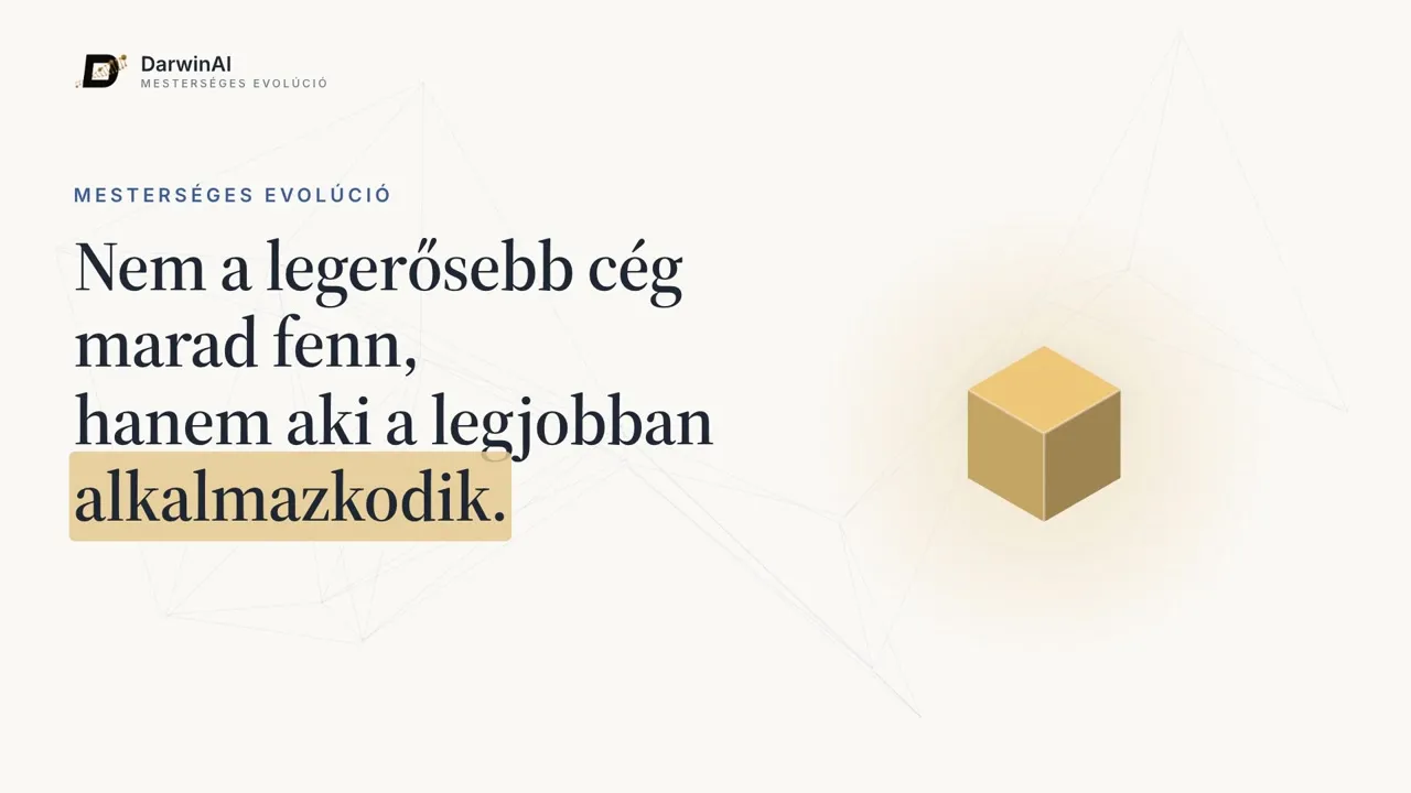 A DarwinAI egy percben – a videó első képkockája